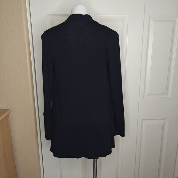 Gilli soft long sleeve open front black cardigan sz M - Picture 4 of 7